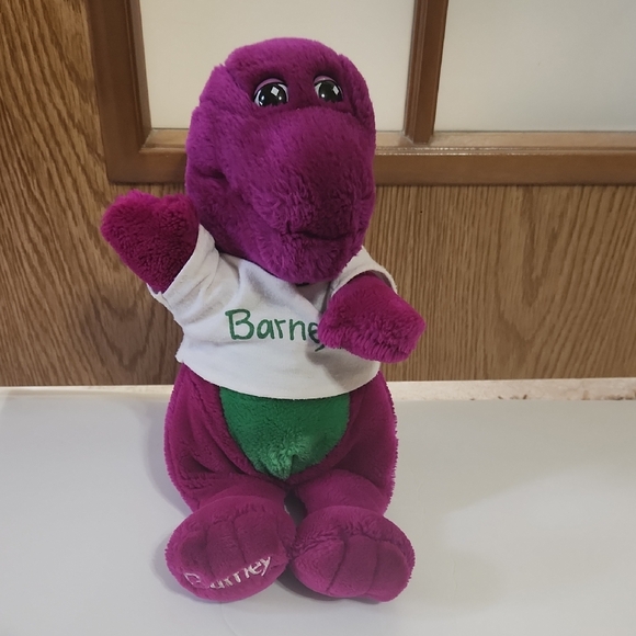Barney Purple Dinosaur 1992 Vintage The Lyons Group Plush - Picture 1 of 8